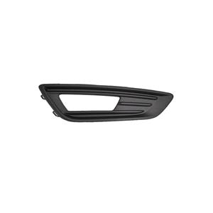 Grilles, Ford Focus 2015 2018 RH (Drivers Side) Front Bumper Grille, With Hole For Fog Lamp, Matte Black, 