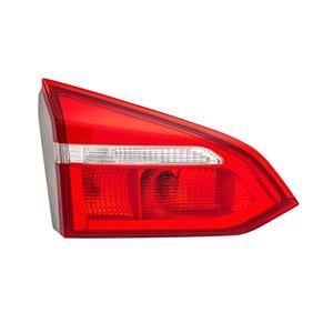 Lights, Left Rear Lamp (Inner, On Boot Lid, Standard Bulb Type, Supplied With Bulbholder) for Ford FOCUS III Estate 2015 to 2018, 