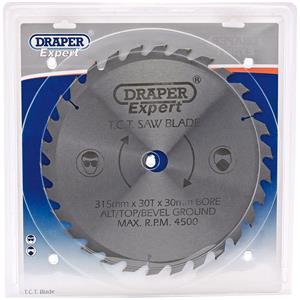 Circular Saw Blades, Draper Expert 09493 TCT Saw Blade 315X30mmx30T, Draper
