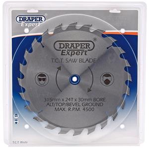 Circular Saw Blades, Draper Expert 09496 TCT Saw Blade 315X30mmx24T, Draper