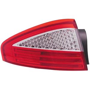 Lights, Left Rear Lamp (Hatchback, On Quarter Panel, Supplied Without Bulbholder, Original Equipment) for Ford Mondeo Hatchback 2007 to 2010, 