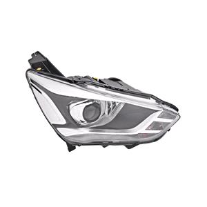 Lights, Right Headlamp (Bi Xenon, Takes D3S / H1 Bulbs, With LED Daytime Running Light, With Bend Light, Supplied Without Bulbs or Ballast, Original Equipment) for Ford C MAX 2015 Onwards, 