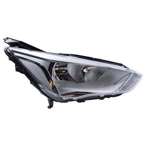 Lights, Right Headlamp (Halogen, Takes H7 / H1 Bulbs, Supplied With Bulbs & Motor, Sport Models, Original Equiment) for Ford C MAX 2018 to 2020, 