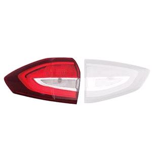 Lights, Left Rear Lamp (Outer, On Quarter Panel, 5 Seat Models Only, Supplied With Bulbholder, Original Equipment) for Ford C MAX 2015 on, 