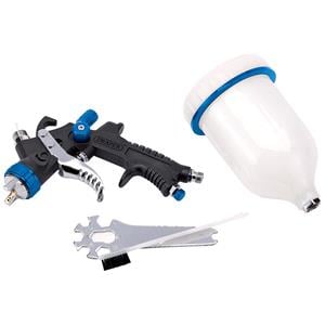 Spray-Painting Equipment, **Discontinued** Draper 09707 HVLP Air Spray Gun with Composite Body and 600ml Gravity Fed Hopper, Draper