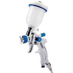 Spray Painting Equipment, Draper 09708 Gravity Feed HVLP Air Spray Gun, 100ml, Draper