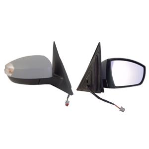 Wing Mirrors, Right Wing Mirror (electric, heated, indicator, primed cover, 8 pin connector) for Ford Galaxy (Does not fit GHIA version), 2006 2015, 