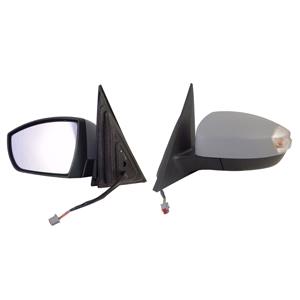 Wing Mirrors, Left Wing Mirror (electric, heated, indicator, primed cover, 8 pin connector) for Ford Galaxy (Does not fit GHIA version), 2006 2015, 
