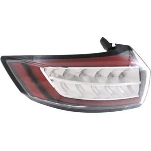 Lights, Left Rear Lamp (Outer, On Quarter Panel, LED) for Ford Edge 2016 on, 
