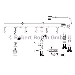 Ignition Leads, Bosch Ignition Leads   0986356323, Bosch