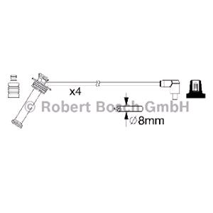 Ignition Leads, Bosch Ignition Leads   0986357208, Bosch