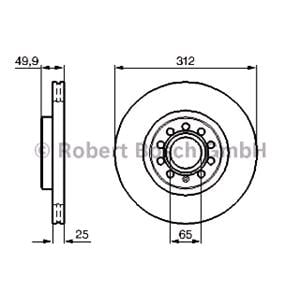 Brake Discs, Bosch Brake Discs (Pair)   0986479058, Bosch