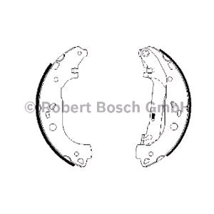 Brake Shoe Set, Bosch Brake Shoes Set   0986487667, Bosch