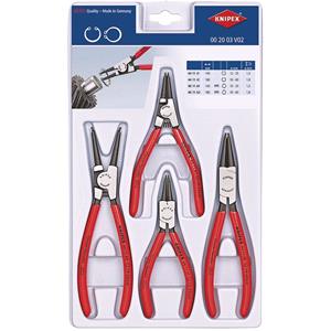 Circlip Pliers, KNIPEX Set of Circlip Pliers, 4 Parts, Knipex