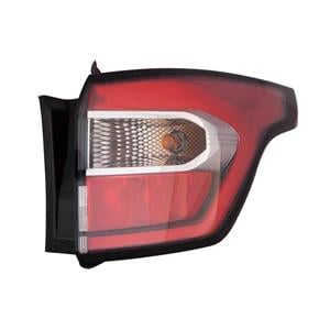 Lights, Right Rear Lamp (Outer, On Quartet Panel, LED / Halogen, Supplied With Bulbholder, Original Equipment) for Ford KUGA 2016 to 2019, 