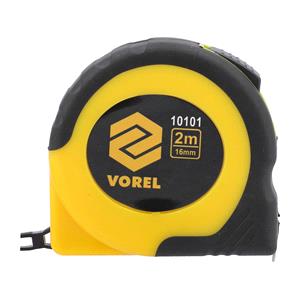 Hardware, MEASURING TAPE YELLOW BLACK  2Mx16MM, VOREL