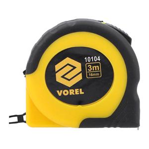 Hardware, MEASURING TAPE YELLOW BLACK 3Mx16MM, VOREL