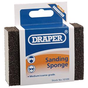 Sanding, Filing and Finishing, Draper 10109 Medium   Coarse Grit Flexible Sanding Sponge, Draper