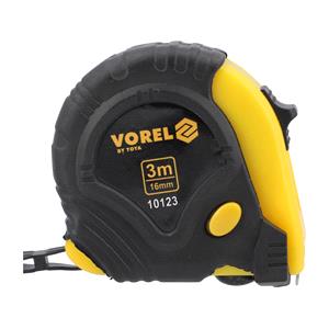 Hardware, MEASURING TAPE YELLOW BLACK 3Mx16MM, VOREL