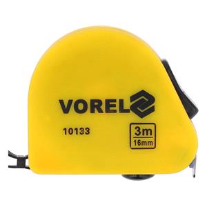 Hardware, MEASURING TAPE YELLOW SOFT 3Mx16MM, VOREL