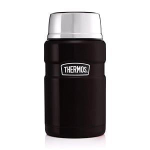 Flasks, Thermos 710ml King Stainless Steel Food Jar Black, Thermos