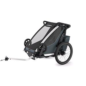 Bicycle Trailers, Thule Chariot Cross 2 Dark Slate Single (UK), Thule