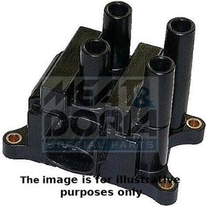 Ignition Coil, Meat & Doria Ignition Coil Ford 95 04 (3 Pin Oval Connector Visteon)  (10318E), Meat & Doria
