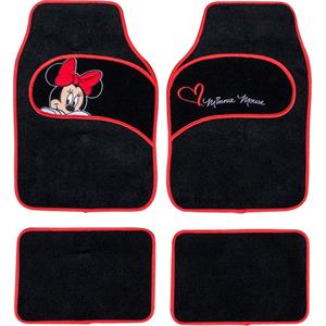 Universal Car Mats, Minnie Mouse Universal Car Mats   Set of 4, Disney