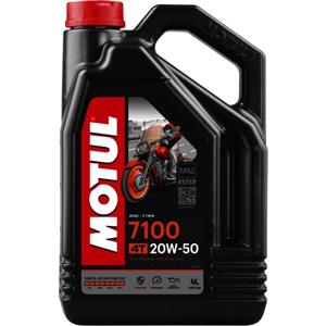 Motorbike Oils, MOTUL Motorbike Engine Oil 7100 20W 50 4T   4 Litre, MOTUL
