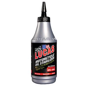 Oil Additives, Lucas Oil Motor Cycle Oil Stabilizer   355ml, LUCAS OIL