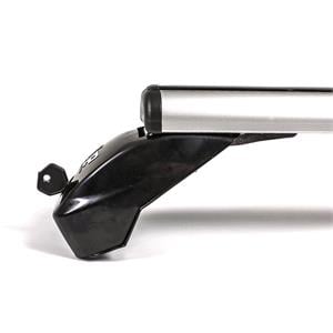 Complete set of aluminium roof bars, supplied with locks and keys