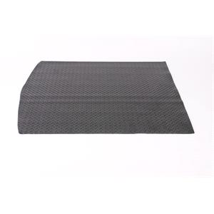 Rubber Tailored Boot Mat in Black for Audi A4  2000 2004