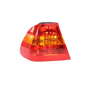 Lights, Left Rear Lamp (Red & Amber, Outer, Saloon) for BMW 3 Series 2002 2005, 