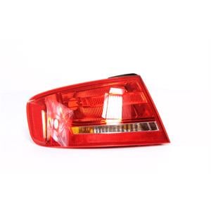 Lights, Left Rear Lamp (Saloon, Outer, On Quarter Panel) for Audi A4 2008 on, 