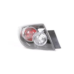 Lights, Left Rear Lamp (Outer, On Quarter Panel, Hatchback Only) for Mazda 3 2007 2009, 