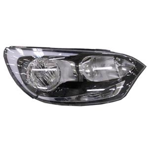 Lights, Right Headlamp (Halogen, Takes H7 / H1 Bulbs, With P1/5W Daytime Running Light, Supplied Without Motor) for Kia RIO III 210 2015, 