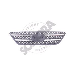 Grilles, KIA Ceed 2007 2009 Grille, Matte Black, With Chrome Moulding, 