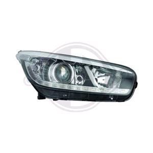 Lights, Right Headlamp (Halogen, Takes H7 / H7 Bulbs, With LED Daytime Running Lamp, Supplied With Motor) for Kia CEE`D Sportswagon 2012 2015, 