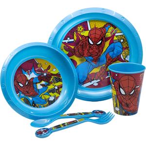 Gifts, Spider Man 5 Piece Dinner Set, Spiderman