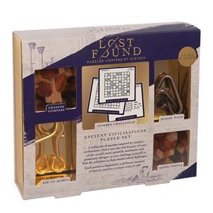 Gifts, Professor Puzzle Lost & Found: Ancient Civilization   Set of 5 Puzzles, Professor Puzzle