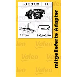 Wiper Blades By Size, 116112 WIPER BLADE 500mm   20, Valeo
