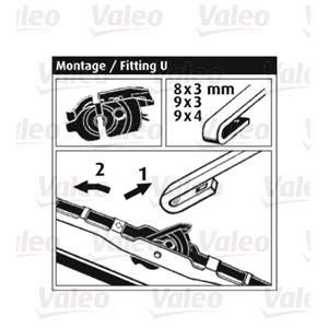 Wiper Blades By Size, 116126 WIPER BLADE 475mm   19, Valeo