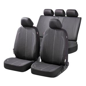 Seat Covers, Walser Basic Zipp It Tratto Car Seat Cover Set with Zip System   Black, Walser