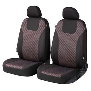Seat Covers, Walser Premium Zipp It Redring Front Car Seat Covers with Zip System   Black and Red, Walser
