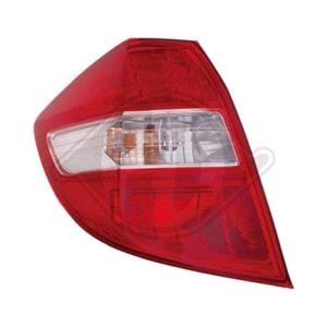 Lights, Left Rear Lamp (LED / Halogen, Supplied Without Bulbholder, Not For Hybrid Models) for Honda JAZZ 2011 2014, 