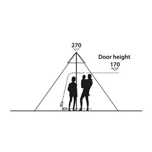 Easy Camp Moonlight Tipi Event & Glamping Tent - 8 Man