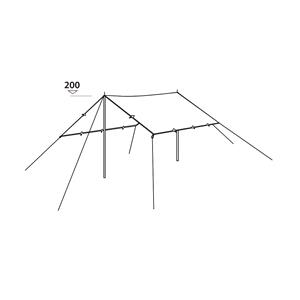 Easy Camp Tent Topper / Shelter Void Tarp - Rustic Green