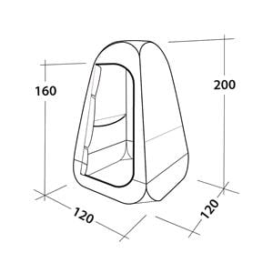 Easy Camp Little Loo Premium Pop-up Toilet Tent