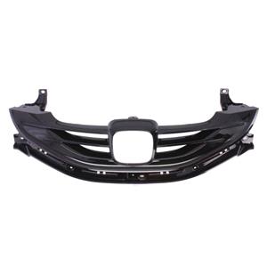 Grilles, Honda CIVIC IX 2012 2015 (Centre) Front Bumper Grille, Satin Black, Supplied without Badge, Hatchback Models, 