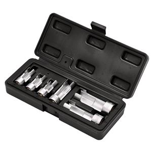 Socket Set, Draper 12401 Temperature Sensor Socket Set, 1/2" and 3/8" Sq. Dr.   6 Piece, Draper